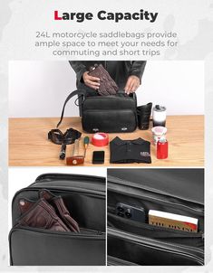 the large capacity bag is packed with everything you need