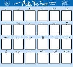 make this face worksheet for kids to practice their handwriting and writing skills, including numbers