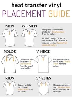 the different types of t - shirts for men and women