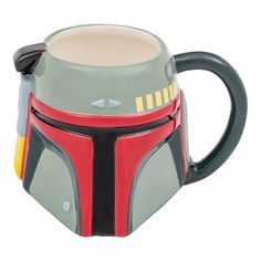 a star wars boba fett mug is shown