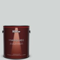 behr marquee interior matte paint in red, with the word marquee on it