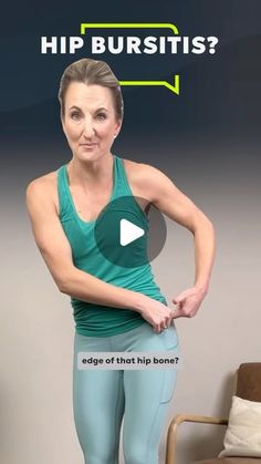 Megan Dahlman on Instagram: "💥Hip Bursitis💥 Also called “trochanteric bursitis”…but what’s going on is your bursae (or jelly-like sac that’s a cushion) can get inflamed and angry. You might have pain to the touch or with pressure, especially when you lay on your side, push it with your hand, sit for long periods of time or even cross your legs. 

What can make it worse? 

😫 Crossing your legs or standing/laying with knees touching.

😫 Weak glutes, which can make your leg more likely to droop inward, placing pressure on that spot. 

Solutions? 

✅ Keep your feet/knees spread. You won’t have to do this forever, but while the bursa is angry, you should keep as much tension off it as possible. (Sleeping with a pillow between your knees can really help.) 

✅ Build up your glute strength!!