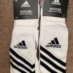 Football Gloves, Soccer Socks, Soccer Uniforms, Adidas Soccer, Angel Christmas, Adidas White, Long Socks, Athletic Socks, White Adidas