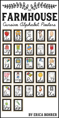 farmhouse cuisine alphabet patterns by erica bohrer, illustrated by the author