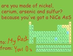 Bad Pick Up Lines, Science Valentines, Bad Valentines