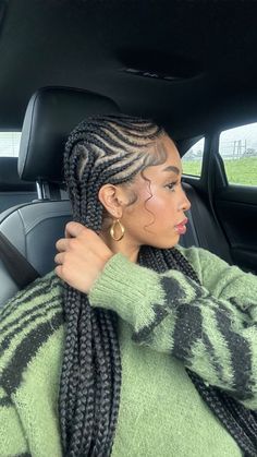 Braided Hairstyles For Black Women Cornrows, Braided Cornrow Hairstyles, Pelo Afro, Protective Hairstyles Braids, Pretty Braided Hairstyles, Braids With Curls, Cornrow Hairstyles, Bob Haircut, Box Braids Hairstyles