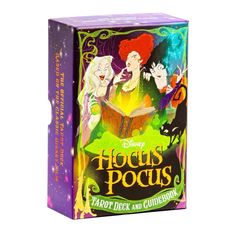 the box for hocus pocus's tarot deck and guidebook