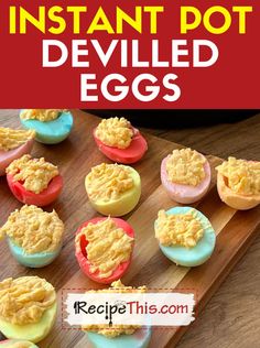 Instant Pot Devilled Eggs For Easter | Recipe This Low Carb Rice, Instant Pot Easy, Recipes For Easter, Devilled Eggs, Instant Pot Chicken Recipes, Eggs For Easter, Soup Maker, Easter 2023