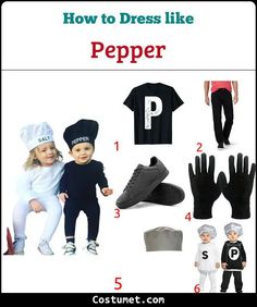 how to dress like peper and other outfits for babies, toddlers, and older children