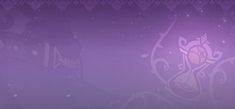 a purple background with an ornate design on it