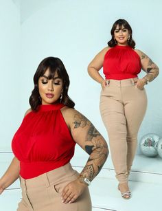 Body Plus Size regata gola alta com drapeado franzido Elegante,. Detalhe gola alta dando sofisticação a peça, disponível em varias cores. Tecido suplex se adapta perfeitamente ao corpo, valorizando as curvas. Tamanho Único Plus (veste 46 a 52)  Medidas: Busto     100cm - 130cm Cintura   90cm - 120cm Quadril  100cm - 125cm  Comp Body: 74cm - 86cm (manga até o fecho)BLUSA BODY PLUS SIZE REGATA GOLA ALTA SEXY ELEGANTE LOOK FESTA G1 G2 G3 Vermelho Casual,elegante,Sensual,Boho,Vintage,Festa  Manga Curta Tecido de malha Simples  Elasticidade Média Outono,Primavera,Primavera / Outono,Verão,Inverno,Todos,Primavera / Verão,Outono / Inverno,Primavera / Verão / Outono Women Plus Clothing, size features are:Bust: ,Length: ,Sleeve Length: Body Plus Size, Boho Vintage, Plus Size Blouses, Plus Size Tops, Plus Clothing, Plus Size, Clothes For Women, Clothes