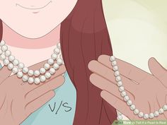 4 Ways to Tell if a Pearl Is Real - wikiHow Precious Stones Chart, Classic Pearl Jewelry, Bandana Crafts, Jewelry Knowledge, Birthstone Gems, Vintage Jewelry Antique, Jewelry Education