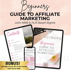 the beginner's guide to affiliate marketing with mrr & plr resell rights