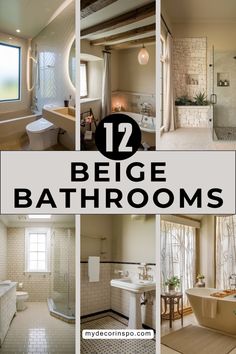 the top ten bathroom designs are shown here