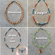 Adjustable Beaded Chokers - Etsy Western Fashion Jewelry, Costal Cowgirl, Western Bracelets, Cowgirl Accessories, Country Jewelry, Western Necklaces, Beaded Jewelry Necklaces, Diy Jewelry Necklace, Cowgirl Jewelry