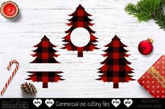 christmas tree cut file with ornaments and decorations