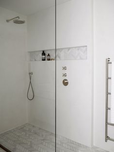 the shower is clean and ready for us to use in the day or night time