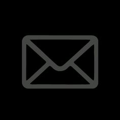 an email icon on a black background