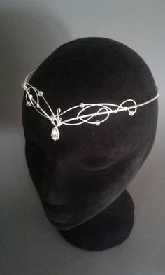 Celtic Bride, Wedding Circlet, Bridal Circlet, Elven Wedding, Medieval Crown, Chique Outfits, Wedding Crown, Wedding Headpiece, Crystal Wedding