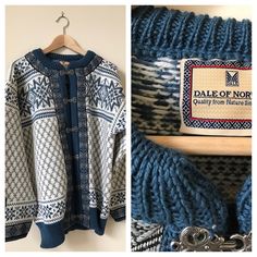 Reposhing This Item I Purchased From @Lanamika. Loved It, But Ready To Rotate For Something New. Questions? Leave A Comment Below! Dale Of Norway, Dorian Gray, Wool Sweater, Wool Sweaters, Colorful Sweaters, Something New, Norway, Blue White, Color Blue