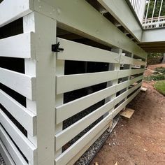 the side of a house that has been painted white