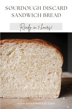 a loaf of sourdough disgard sandwich bread on a cutting board