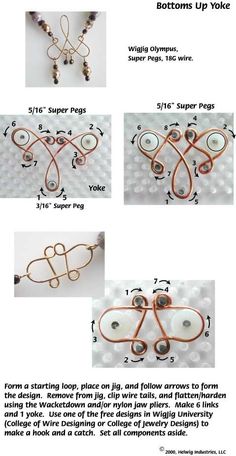 instructions on how to make wire wrapped bracelets