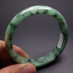 (eBay) 61mm Certified Grade A 100% Natural Green Jadeite Jade Bracelet Bangle Z02127 Rectangular Green Bracelets As Gifts, Green Rectangular Bracelets As Gifts, Handmade Green Jade Bangle, Jade Bangle, Jade Bracelet, Bracelet Bangle, Crystal Bracelet, Crystal Bracelets, Beautiful Jewelry