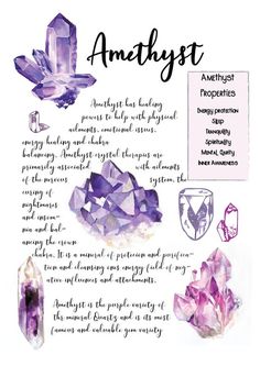 an article about amethysts and their properties