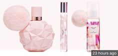 the contents of an assortment of perfumes are displayed on a white background with text that reads, 25 hours ago