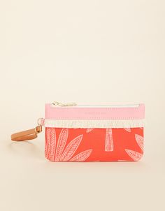 Grab-N-Go Wristlet Palmetto Frond from Spartina 449 Spartina 449, New Best Friend, Fringe Trim, Handbag Accessories, Best Friend, Zipper Pocket, Best Friends, Faux Leather, Wallet