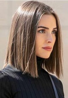 Pixie Bobs, Shortish Hair, Medium Length Hairstyle, Haircuts For Ladies, Straight Hair Cuts, Shoulder Hair, Girl Haircuts