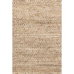 a beige rug with some small squares on it