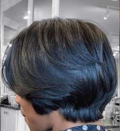 Blowout Black Women, Short Hair Blowout Black Women, Natural Hair Bob Cut, Short Hair Blowout, Natural Hair Bob, Haircut Tips, Hair Blowout, Haircut Tip, Short Bobs