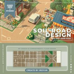 an image of a map for the game soli road design