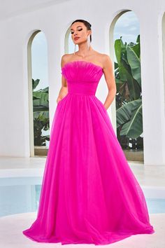 Jadore Evening Dress Jadore: J24003 A-line Tulle Evening Dress With Ruffles, Formal Tulle Dress With Voluminous Skirt, Prom Dress With Pleated Bodice In Tulle, Tulle A-line Evening Dress With Ruffles, A-line Evening Dress With Sweep Train For Debutante Ball, A-line Tulle Gown For Gala, Tulle A-line Gown For Gala, Floor-length Ball Gown With Pleated Bodice For Gala, A-line Tulle Skirt Dress For Debutante Ball