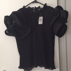 Elegant Black Blouse, Brand New With The Tag On Size S Elegant Blouses, Black Blouse, Top Blouse, Blouses, Womens Tops, Brand New, Women Shopping, Black, Color