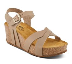 Experience unparalleled comfort and timeless style with Spring Step's Burton leather wedge sandals. Designed with an adjustable buckle for a perfect fit, these sandals feature supple leather uppers and a moldable footbed to ensure day-long support. Whether you're strolling through the city or heading to a casual gathering, these wedges are a versatile addition to any wardrobe. From Spring Step. Comfortable Leather Wedge Sandals With Buckle, Comfortable Leather Wedge Sandals With Buckle Closure, Comfortable Wedge Heel Sandals With Buckle Closure, Leather Wedge Sandals, Leather Wedges, Timeless Style, Cow Leather, Wedge Sandals, Timeless Fashion