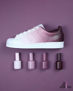 Cute women's Custom Adidas sneakers. TheShoeCosmetics Burgundy Ombre Adidas original superstars are a stylish, comfy & fashionable summer trainer perfect for for complimenting any women's Adidas outfit. Custom painted sneakers are perfect for the ones who love to be different. Bring you a level of exclusivity to the way you walk. #Burgundy #sneakers #Purplesneakers #purpleshoes #Adidas #AdidasSuperstars #Adidas #cuteshoes #customs #customshoes #customsneakers #theshoecosmetics Cute Womens Shoes, Adidas Outfit Women, Burgundy Sneakers, Custom Adidas, Painted Sneakers, Womens Adidas, Shoes Cute, Purple Sneakers, Personalized Shoes