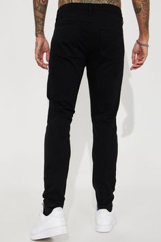 Available In Black, Charcoal, Khaki, Royal Blue, Red, Navy, Grey And Light Blue Model Height: 6'2 - Waist: 32 - Wearing Large Big & Tall: Height 6'3 - Waist 42 - Wearing XXXL Button Closure Zip Fly 5-Pocket Detail Skinny Fit 32' Inseam 98% Cotton 2% Spandex Imported | Mens Mac Chino Skinny 5 Pocket Pants in Black size 36 by Fashion Nova Tall Height, Navy Grey, Chino Pants, Pocket Pants, Big & Tall, Pocket Detail, Chinos Pants, Black Charcoal, Model Height