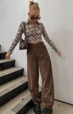 Thrift Lookbook, Nyc Fits, Noah Kahan, Outfit Vintage, Brown Outfit