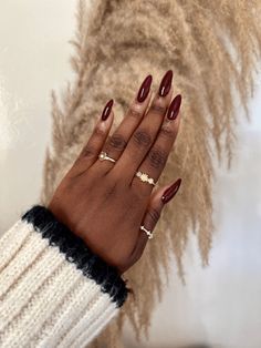 Cherry Wine Nails, Wine Nails, Nails Brown, Cute Nails For Fall, Cherry Wine, October Nails, Smink Inspiration, Makijaż Smokey Eye