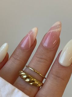 Unghie Sfumate, Kutek Disney, Classy Acrylic Nails, Soft Nails, Girls Nails