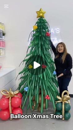 Annie Harutoonian on Instagram: "Love how this balloon Xmas tree comes together 🎄❤️ by @blancasdecor #theeventcollectivex" Balloon Christmas Tree, Balloon Store, Christmas Balloons, Mocha Brown, Balloon Art, Balloon Bouquet