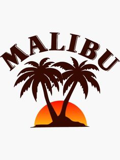 the logo for mallibu is shown in this screenshote photo, which appears to be an image of a palm tree