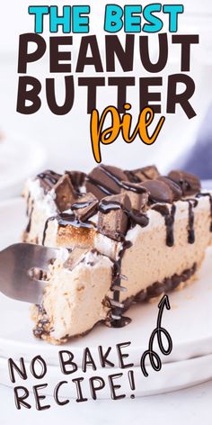 the best peanut butter pie no bake recipe