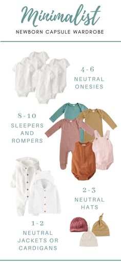 How To Dress Newborn, Newborn Clothes Checklist, Minimalist Baby Room, Busy Mom Planner