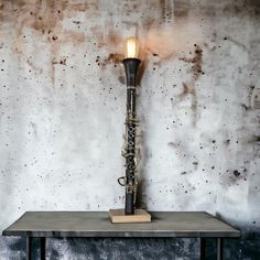 a musical instrument sitting on top of a table