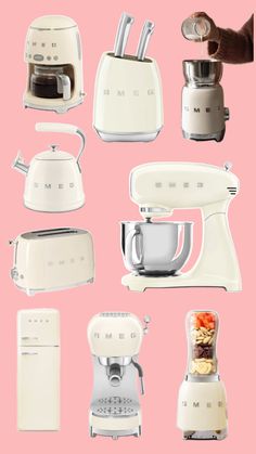 Gorgeous SMEG appliances for neutral aesthetic girlies Neutral Aesthetic, Kitchen Inspo, 50 %, Cafe, Shop My