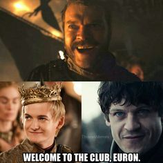 game of thrones meme with the caption welcome to the club, eun